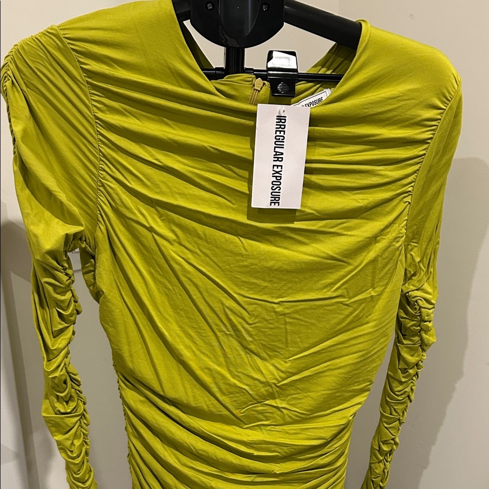 Lime Long Sleeve Dress